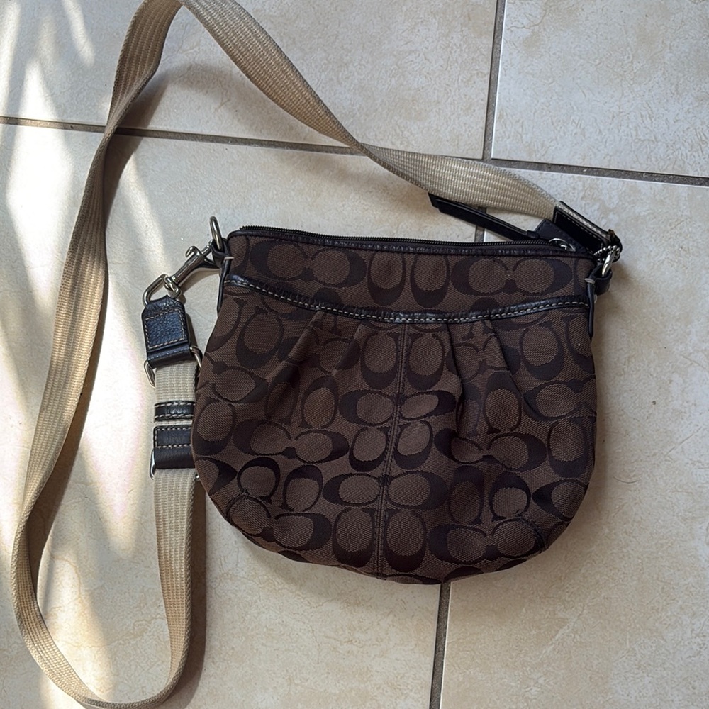 Brown Coach Crossbody Bag